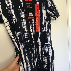 Ellen Tracy Tie dye midi dress